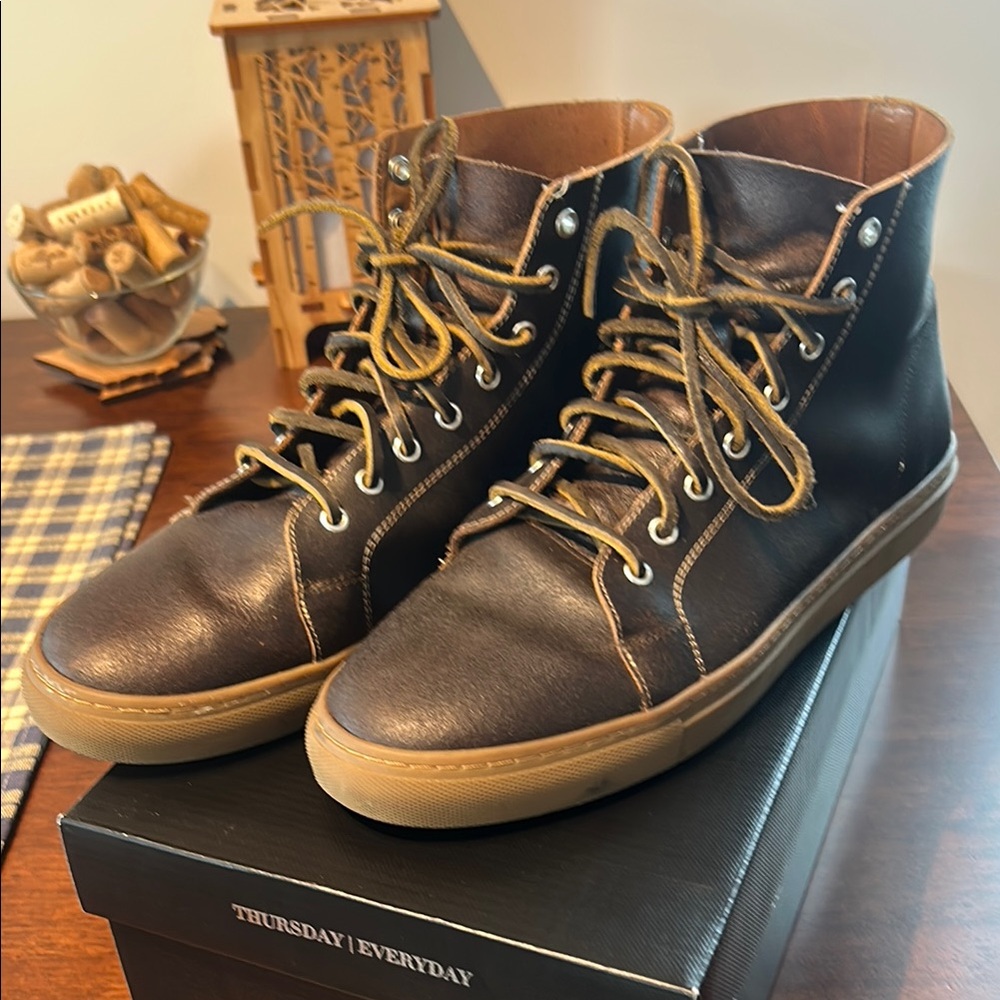 Thursday Boot Company High Top Leather Sneaker